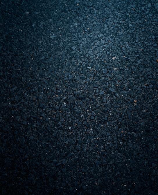 Close-up of dense high-performance asphalt surface